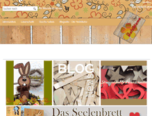 Tablet Screenshot of die-holzblume.de